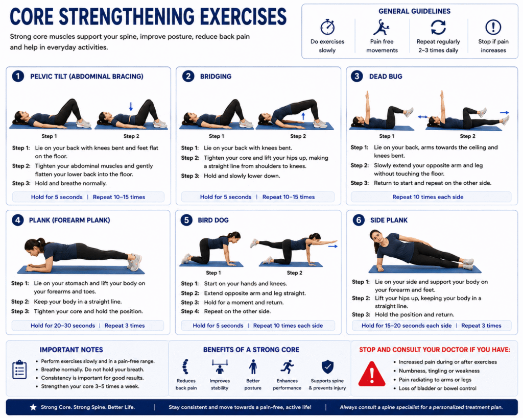 Core Strengthening Exercises